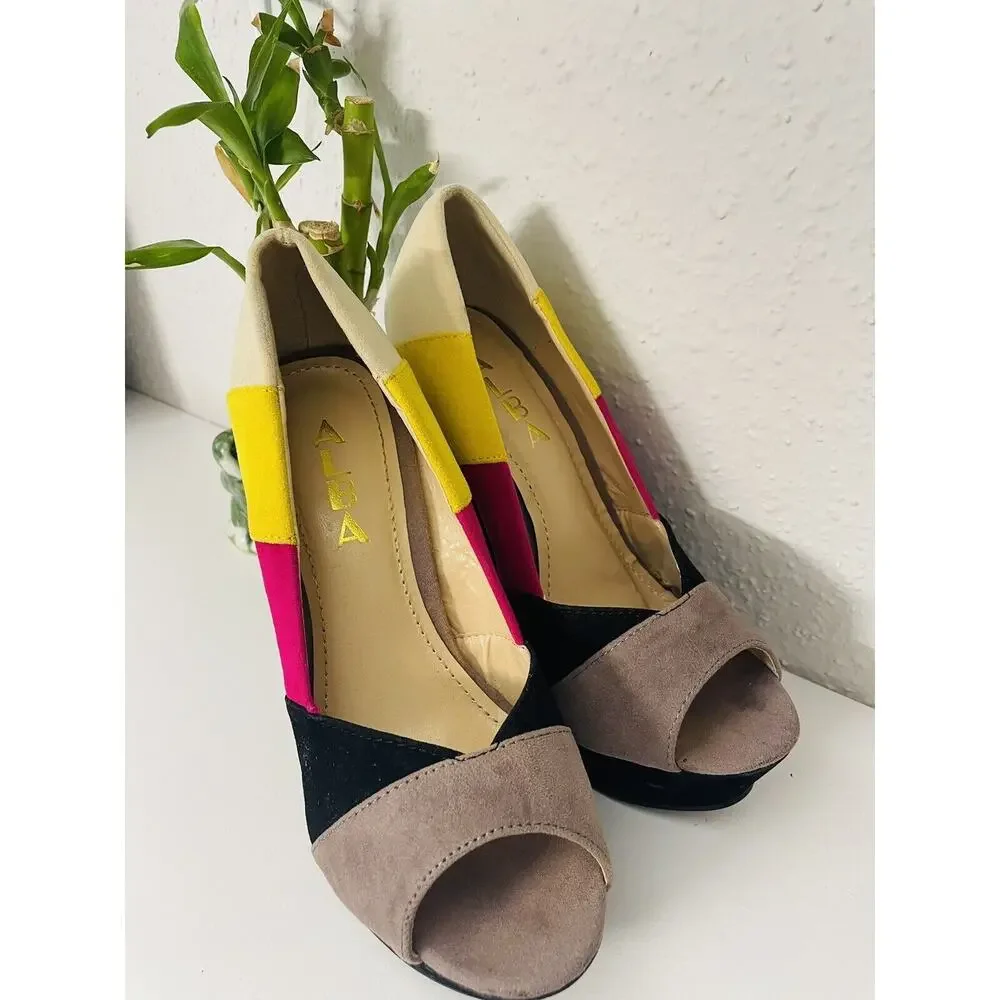Pre-Owned Alba Color Black Yellow 5